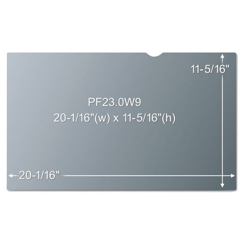 Image of 3M Frameless Blackout Privacy Filter for 23" Widescreen Flat Panel Monitor, 16:9 Aspect Ratio
