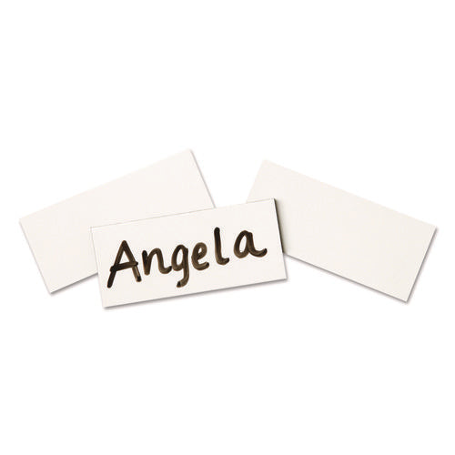 Image of Quartet® Magnetic Write-On/Wipe-Off Strips, 0.88 x 2, White, 25/Pack