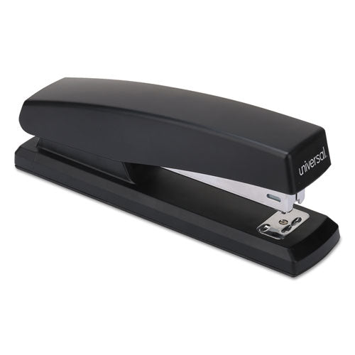Image of Universal® Economy Full-Strip Stapler, 20-Sheet Capacity, Black