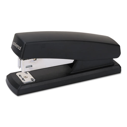 Image of Universal® Half-Strip Stapler, 20-Sheet Capacity, Black