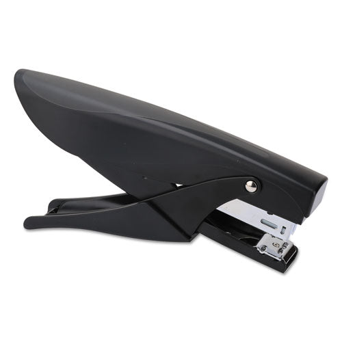 Image of Universal® Deluxe Plier Stapler, 20-Sheet Capacity, 0.25" Staples, 1.75" Throat, Black