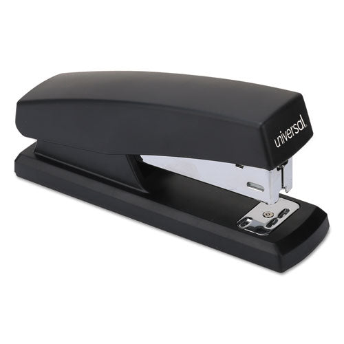 Image of Universal® Half-Strip Stapler, 20-Sheet Capacity, Black