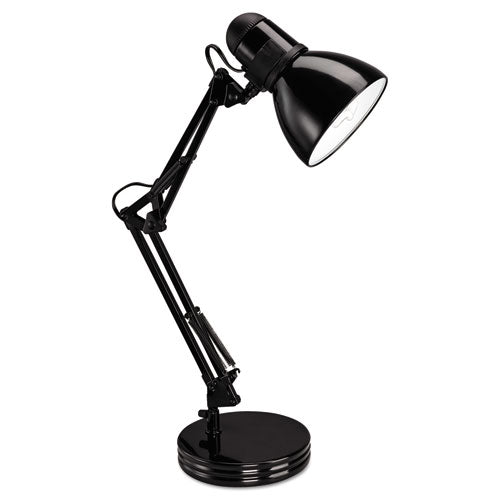 Image of Alera® Architect Desk Lamp, Adjustable Arm, 6.75w x 11.5d x 22h, Black