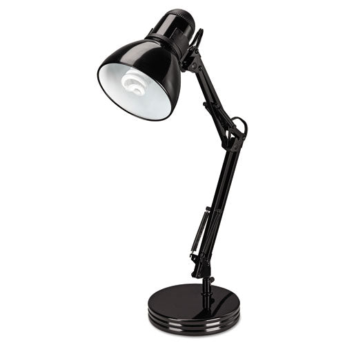 Image of Alera® Architect Desk Lamp, Adjustable Arm, 6.75w x 11.5d x 22h, Black