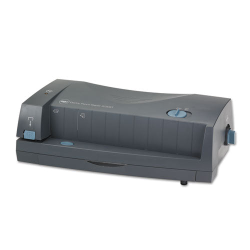 Image of GBC® 24-Sheet 3230 Electric Two- To Three-Hole Adjustable Punch, 9/32" Holes, Gray