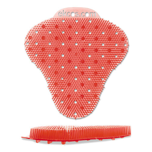 Image of Diversey Ekcoscreen Urinal Screens, Melon Scent, Red, 12/carton