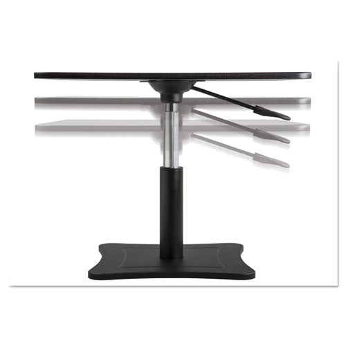 Image of Victor® Dc230 Adjustable Laptop Stand, 21" X 13" X 12" To 15.75", Black, Supports 20 Lbs