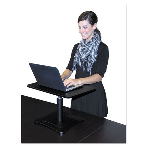 Image of Victor® Dc230 Adjustable Laptop Stand, 21" X 13" X 12" To 15.75", Black, Supports 20 Lbs