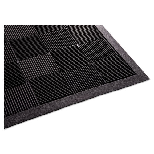 Image of Guardian Parquet Wiper Scraper Mat, 24 X 36, Black