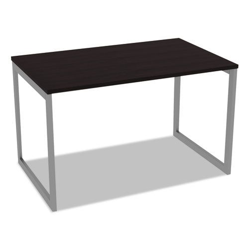 Image of Alera® Alera Open Office Desk Series Adjustable O-Leg Desk Base, 47.25 to 70.78w x 29.5d x 28.5h, Silver
