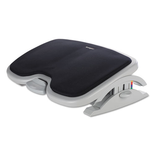 Image of Kensington® SoleMate Comfort Footrest with SmartFit System, 21.5w x 14d x 3.5 to 5h, Gray/Black