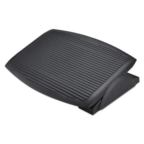 Image of Alera® Ergo Tilt Footrest, 13.75w X 17.75d X 3.38 To 5.13h, Black