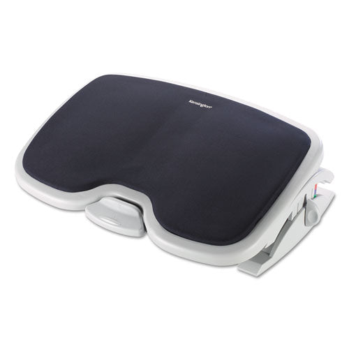Image of Kensington® SoleMate Comfort Footrest with SmartFit System, 21.5w x 14d x 3.5 to 5h, Gray/Black