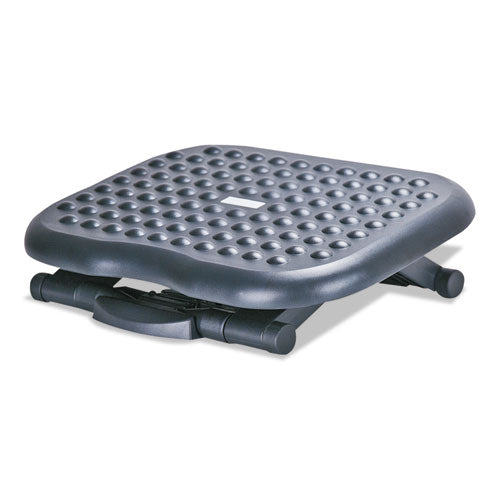 Image of Alera® Relaxing Adjustable Footrest, 13.75w X 17.75d X 4.5 To 6.75h, Black
