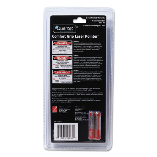 Image of Quartet® Classic Comfort Laser Pointer, Class 3a, Projects 1,500 Ft, Jade Green