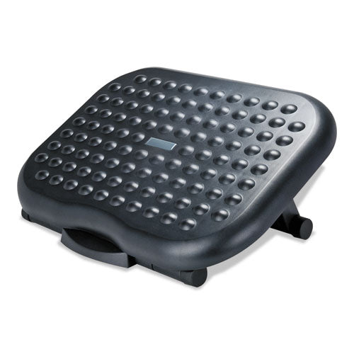 Image of Alera® Relaxing Adjustable Footrest, 13.75w X 17.75d X 4.5 To 6.75h, Black