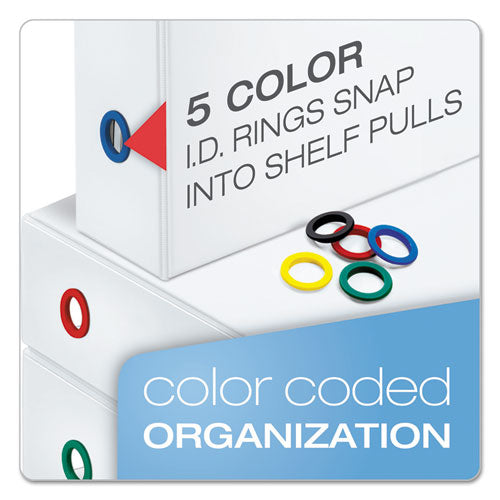 Image of Cardinal® Freestand Easy Open Locking Slant-D Ring Binder, 3 Rings, 4" Capacity, 11 X 8.5, White