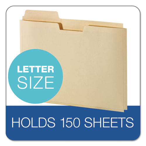 Image of Pendaflex® File Folder Pocket, 0.75" Expansion, Letter Size, Manila, 10/pack