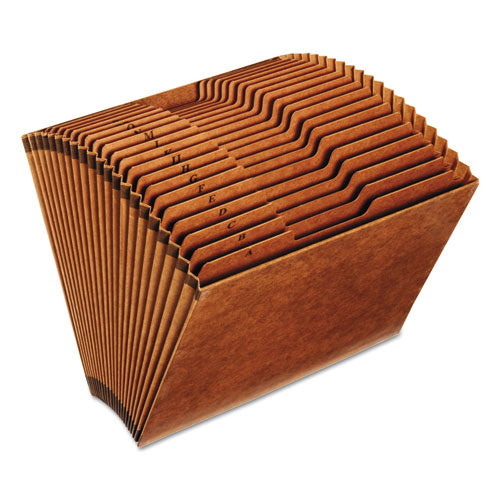 Image of Pendaflex® Heavy-Duty Open-Top Expanding Stadium File, 21 Sections, 1/3-Cut Tabs, Letter Size, Redrope