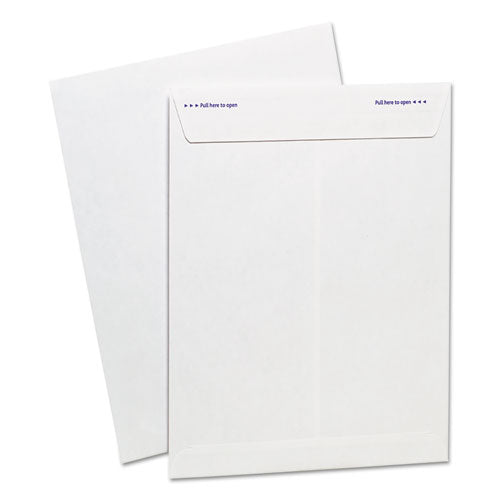 Image of Ampad® Gold Fibre Fastrip Release and Seal Catalog Envelope, #10 1/2, Cheese Blade Flap, Self-Adhesive Closure, 9 x 12, White,100/BX