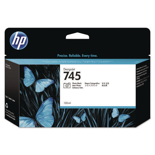 Image of HP HP 745, (f9j98a) Photo Black Original Ink Cartridge