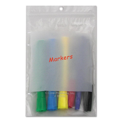 Image of C-Line® Write-On Poly Bags, 2 Mil, 5" X 8", Clear, 1,000/carton