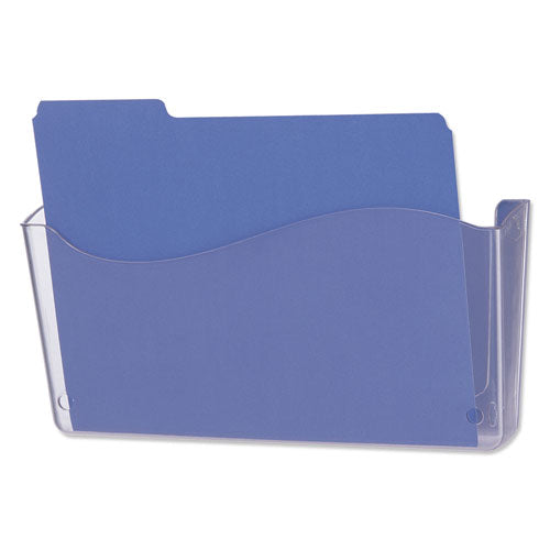 Image of Universal® Wall Files, Letter Size, 13" x 4" x 7", Clear