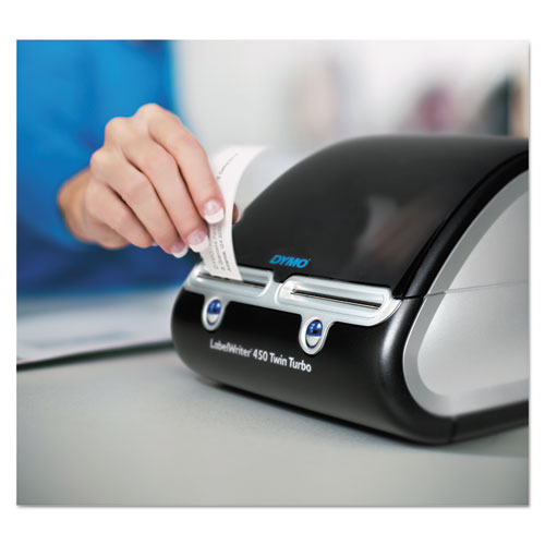 Image of DYMO® Labelwriter 450 Twin Turbo Label Printer, 71 Labels/min Print Speed, 5.5 X 8.4 X 7.4