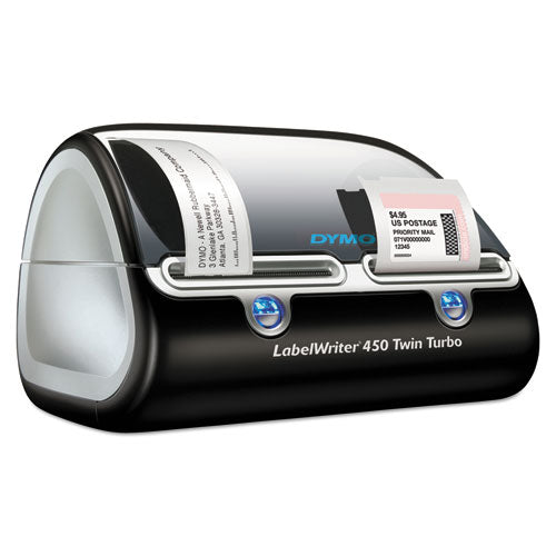 Image of DYMO® Labelwriter 450 Twin Turbo Label Printer, 71 Labels/min Print Speed, 5.5 X 8.4 X 7.4