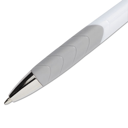 Image of Paper Mate® InkJoy 700 RT Ballpoint Pen, Retractable, Medium 1 mm, Black Ink, White/Gray Barrel, Dozen