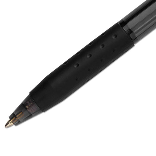 Image of Paper Mate® InkJoy 300 RT Ballpoint Pen, Retractable, Medium 1 mm, Black Ink, Black Barrel, Dozen