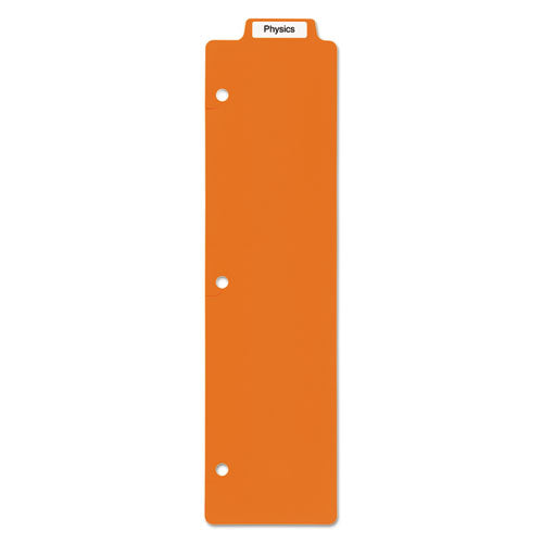 Image of Avery® Tabbed Snap-In Bookmark Plastic Dividers, 5-Tab, 11.5 X 3, Assorted, 1 Set