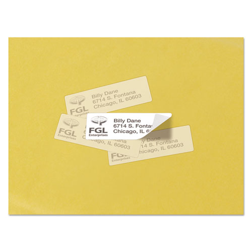 Image of Avery® Repositionable Address Labels w/SureFeed, Laser, 1 x 2.63, White, 3000/Box