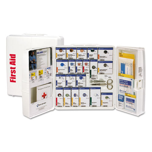 Image of First Aid Only SmartCompliance General Business First Aid Station, 50 People, 202 Pieces, Plastic Case
