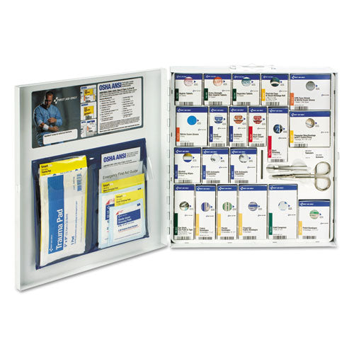 Image of First Aid Only SmartCompliance General Business First Aid Station for 50 People, 241 Piece, Metal Case