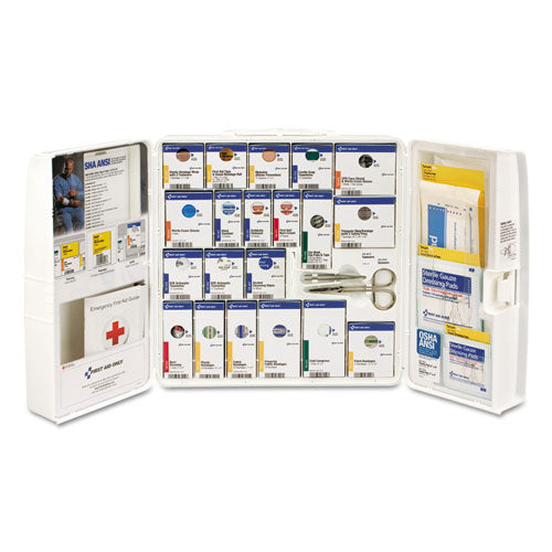 Image of First Aid Only SmartCompliance General Business First Aid Station, 50 People, 202 Pieces, Plastic Case