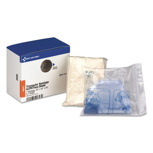 Image of First Aid Only Triangular Sling/bandage And Cpr Mask, 2 Pieces