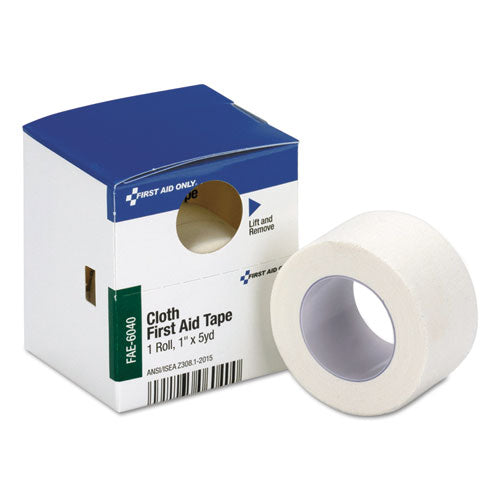 Image of First Aid Only First Aid Tape, Acrylic/Cloth, 1" x 5 yds, White