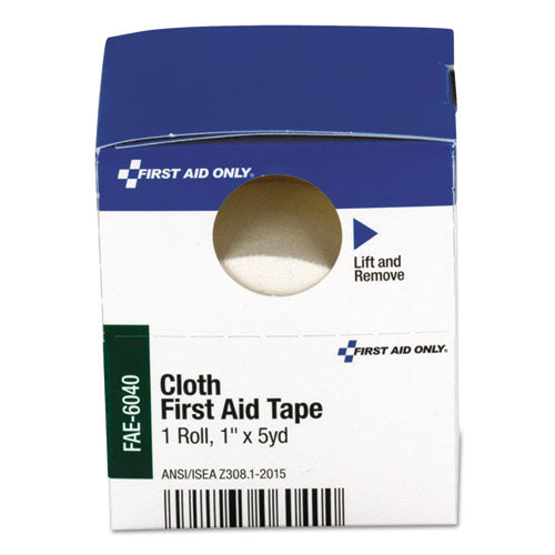 Image of First Aid Only First Aid Tape, Acrylic/Cloth, 1" x 5 yds, White