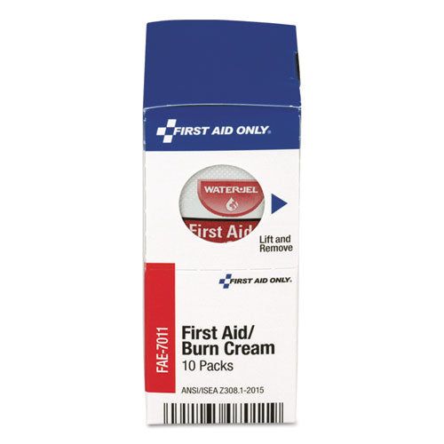 Image of First Aid Only Smartcompliance Burn Cream, 0.9 G Packet, 10/box