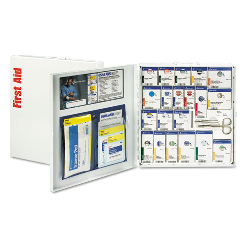 Image of First Aid Only SmartCompliance General Business First Aid Station for 50 People, 241 Piece, Metal Case