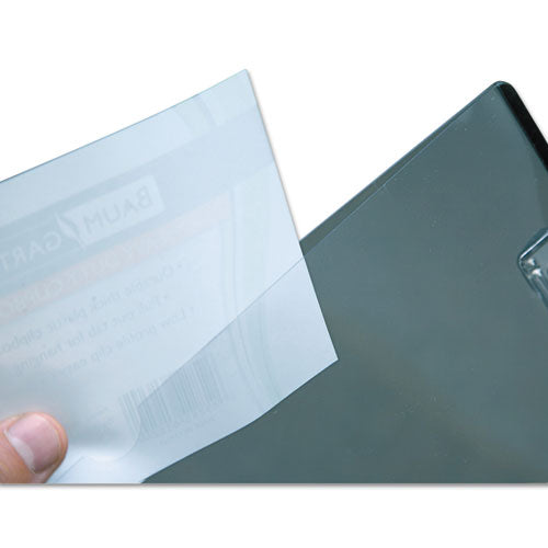 Image of Mobile OPS® Quick Reference Clipboard, 0.5" Clip Capacity, Holds 8.5 x 11 Sheets, Clear