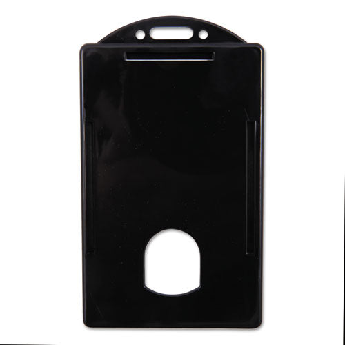 Image of SICURIX® Sicurix Badge/card Holder, 4 X 2 9/10, Black, 25/pack