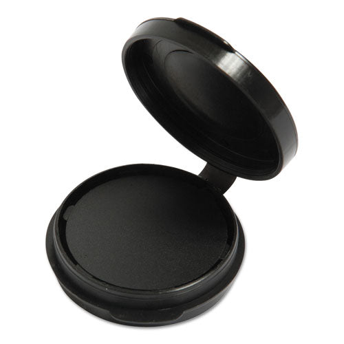 Image of SICURIX® Fingerprint Ink Pad, 1.5" Diameter, Black