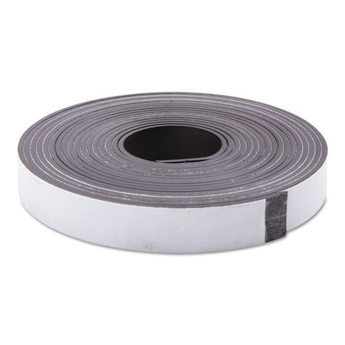 Image of ZEUS® Adhesive-Backed Magnetic Tape, 0.5" x 10 ft, Black