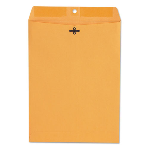 Image of Universal® Kraft Clasp Envelope, #90, Square Flap, Clasp/gummed Closure, 9 X 12, Brown Kraft, 100/box