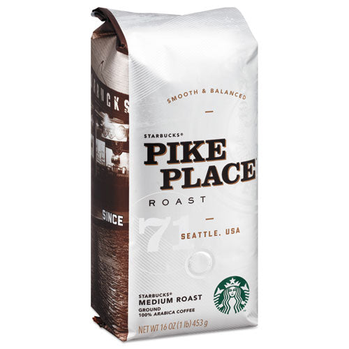 Image of Starbucks® Coffee, Pike Place, Ground, 1lb Bag