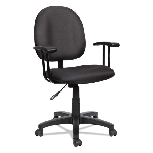 Image of Alera® Alera Essentia Series Swivel Task Chair, Supports Up To 275 Lb, 17.71" To 22.44" Seat Height, Black