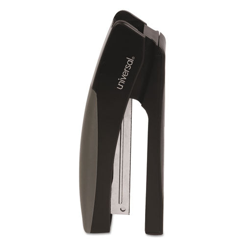 Image of Universal® Stand-Up Full Strip Stapler, 20-Sheet Capacity, Black/gray