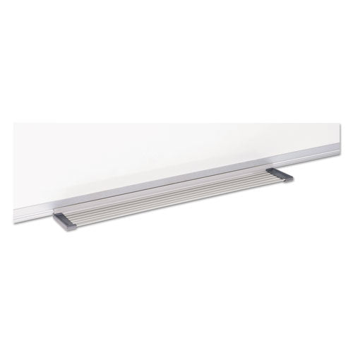 Image of MasterVision® Porcelain Value Dry Erase Board, 48" x 72", White Surface, Satin Aluminum Frame